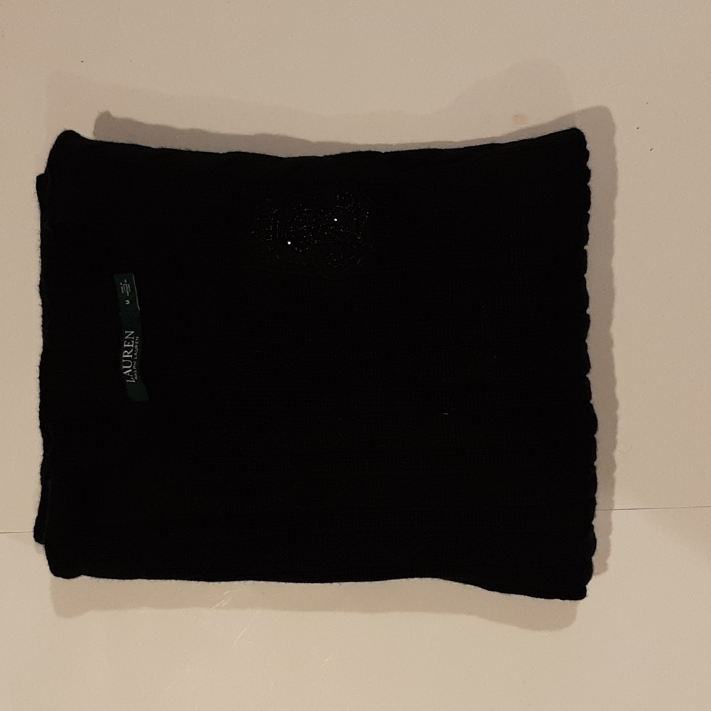 Lauren Ralph Lauren Black Crew Neck Sweater - Picture 9 of 10